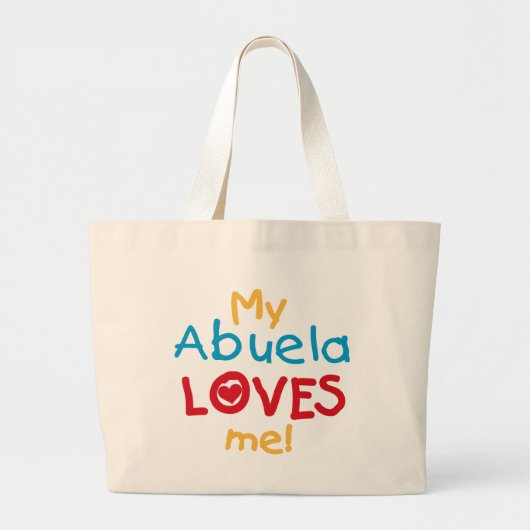 Grand Tote Bag LOVESMEabuela (Devant)