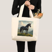 Grand Tote Bag Lucky Unicorn (Devant (produit))