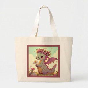 Grand Tote Bag Luminexa (Un dragon plein de poutres solaires)