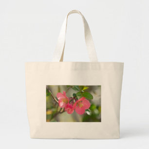 Grand Tote Bag Luminosité de coing rose