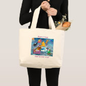 Grand Tote Bag Lune dans la Vierge (Devant (produit))