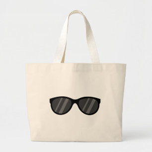 Grand Tote Bag Lunettes de soleil de dessin cool