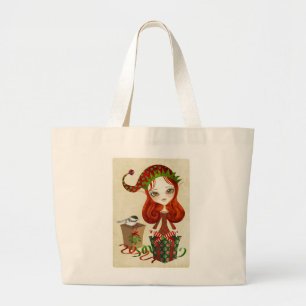 Grand Tote Bag Lutine de Noël Jollybelle