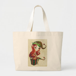 Grand Tote Bag Lutine de Noël Jollybelle
