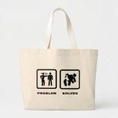 Grand Tote Bag Lutte de sumo (Devant)