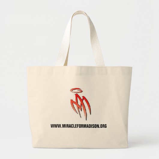Grand Tote Bag MA - logo, WWW.MIRACLEFORMADISON.ORG (Devant)