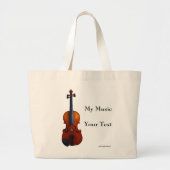 Grand Tote Bag Ma musique (Devant)