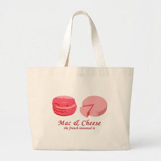 Grand Tote Bag Macaron et fromage Fourre-tout de achat