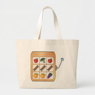 Grand Tote Bag Machine à sous de magasin d'alimentation