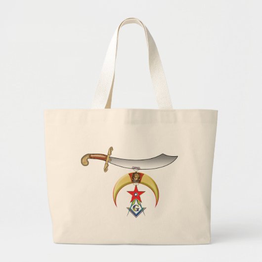 Grand Tote Bag Maçon de tombeau (Devant)