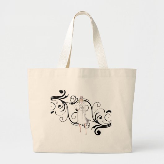 Grand Tote Bag Madame vintage Hangbag (Devant)