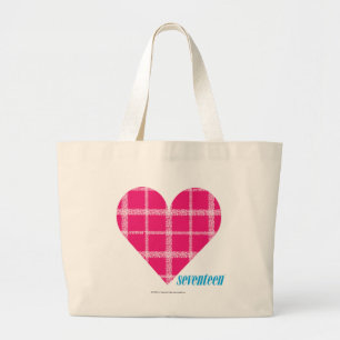 Grand Tote Bag Magenta 2 de plaid