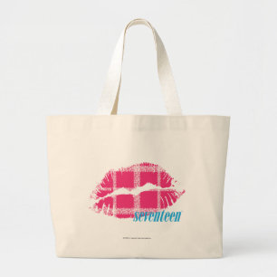 Grand Tote Bag Magenta de plaid