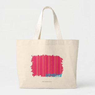 Grand Tote Bag Magenta mince 2 de rayures