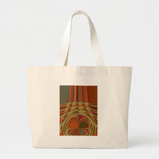 Grand Tote Bag Magnifique Africain traditionnel Golden Brown Moti (Devant)