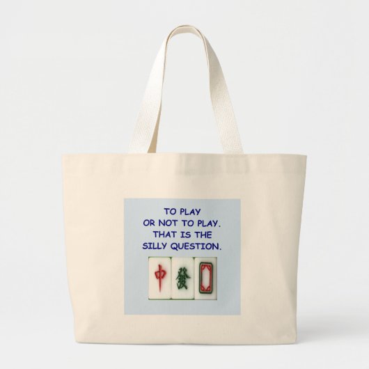 Grand Tote Bag mahjong (Devant)