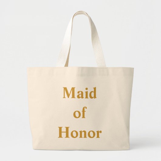 Grand Tote Bag Maid of Honor (Devant)