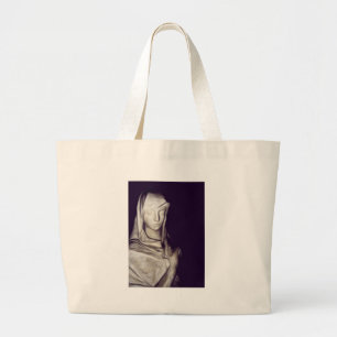 Grand Tote Bag main sur coeur