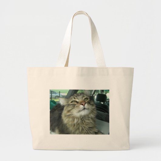 Grand Tote Bag Maine Coon kitty (Devant)