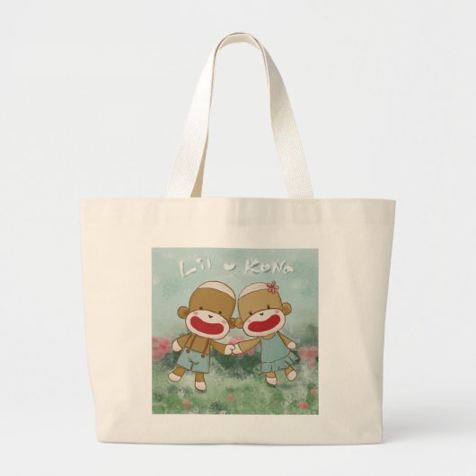 Grand Tote Bag Mains de vacances Lil & Kona (Devant)
