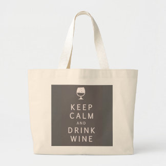 Grand Tote Bag Maintenez vin calme et de boissons