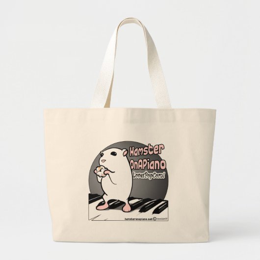 Grand Tote Bag Maïs éclaté d'amours ! (Devant)