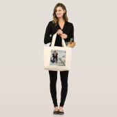 Grand Tote Bag Maison du pli (Devant (modèle))