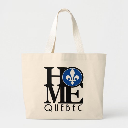 Grand Tote Bag MAISON Québec (Devant)