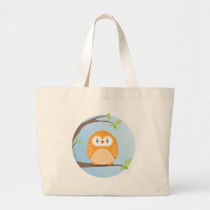 Grand Tote Bag MAISON SWEET HOME :: Chouette dans un arbre 4