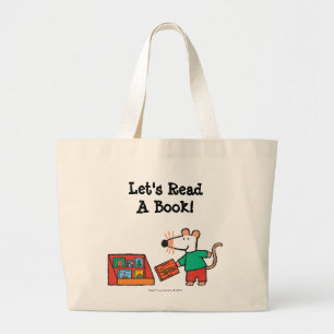 Grand Tote Bag Maisy avec des livres de bibliothèque