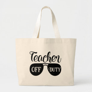 Grand Tote Bag Maître de service de l'art des mots