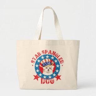Grand Tote Bag Maltais patriotique