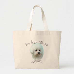 Grand Tote Bag Maman 2 de Bichon Frise