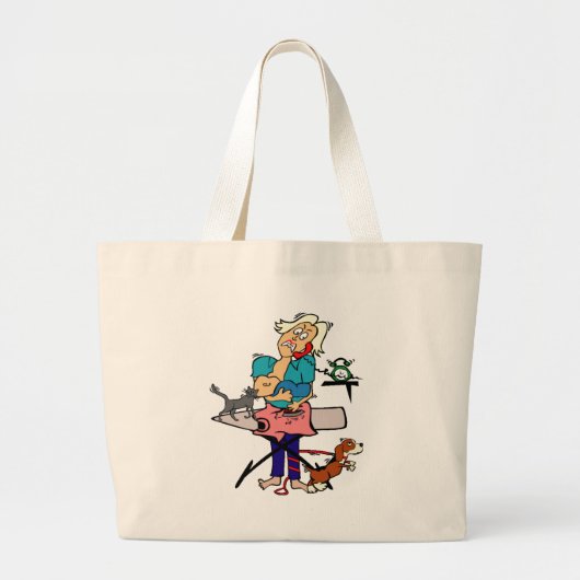 Grand Tote Bag Maman occupée (Devant)