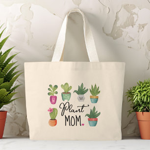 Grand Tote Bag Maman plante Fun & mignon Pote Plantes
