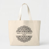 Grand Tote Bag Mandala (Devant)