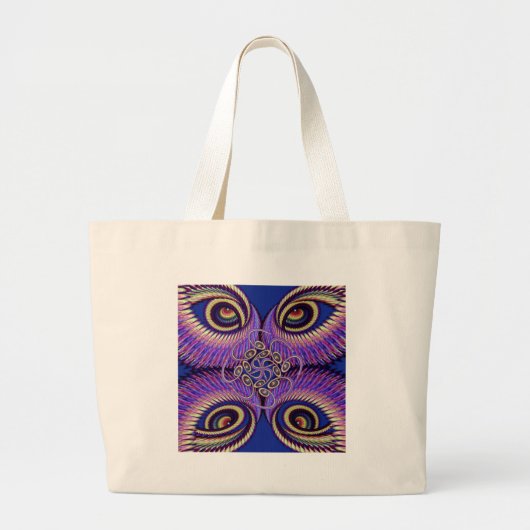 Grand Tote Bag Mandala Kundalini (Devant)
