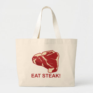 Grand Tote Bag Mangez du bifteck