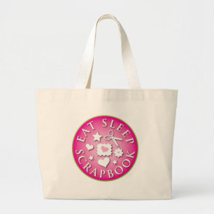 Grand Tote Bag Mangez l'album à sommeil