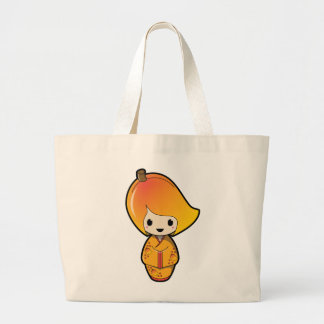 Grand Tote Bag Mango Kokeshi Doll Jumbo Fourre-tout
