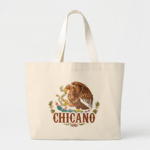 Grand Tote Bag Manteau du Mexique des bras chicano
