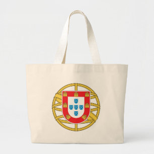 Grand Tote Bag Manteau du Portugal des bras