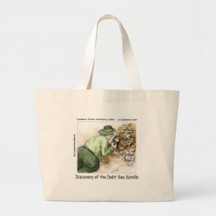 Grand Tote Bag Manuscrits de la mer de dettes drôles