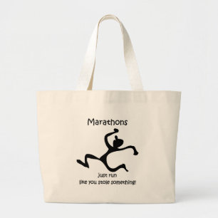 Grand Tote Bag Marathon drôle