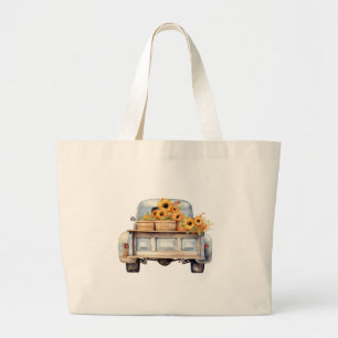 Grand Tote Bag Marché d'automne