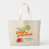 Grand Tote Bag Marges et mariage Bachelorette week-end (Dos)