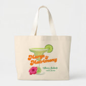 Grand Tote Bag Marges et mariage Bachelorette week-end (Devant)