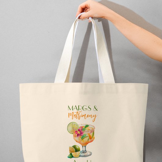 Grand Tote Bag Margs et Mariage Tequila & Fiesta Enterrement de V