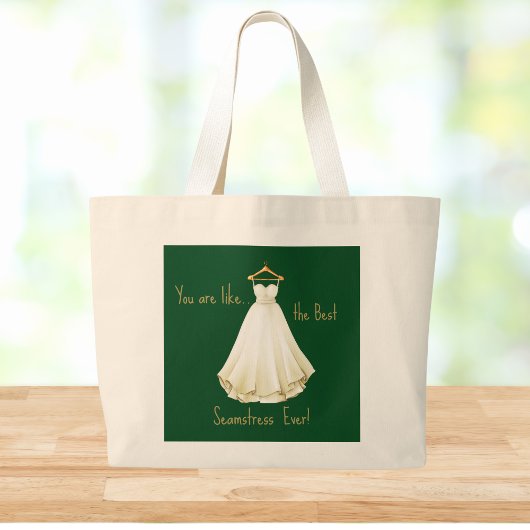 Grand Tote Bag Mariage robe seamstress Fourre-tout