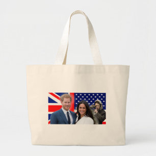Grand Tote Bag Mariage royal Harry et Meghan Admirer secret